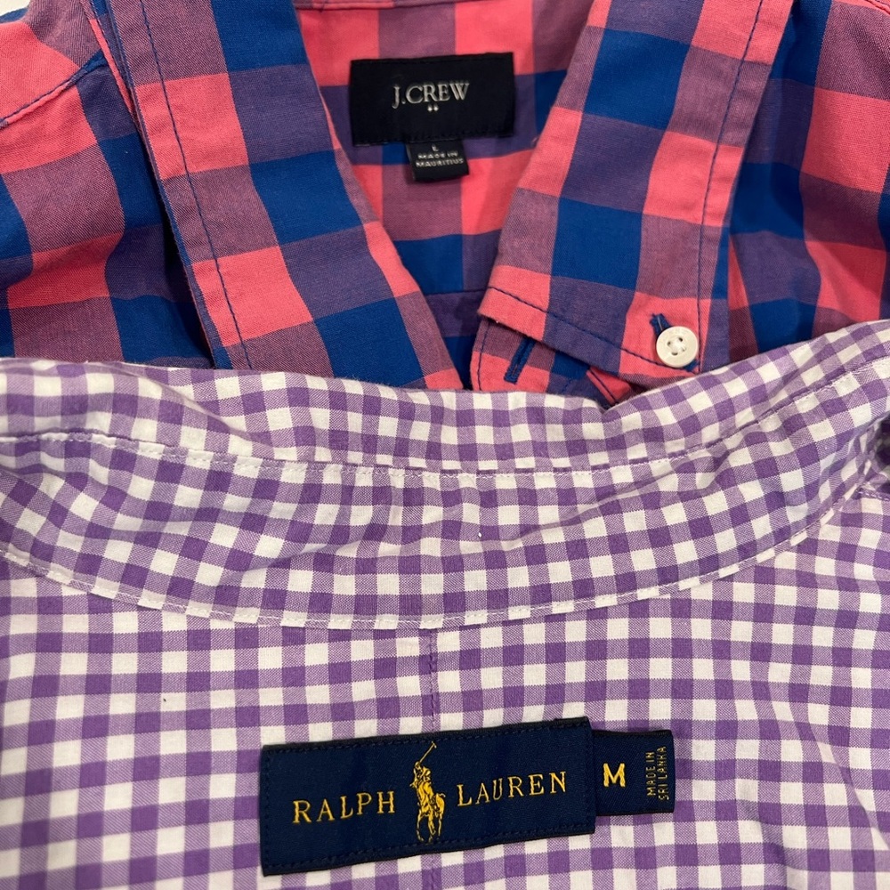 5 Mens Dress Shirts Ralph Lauren J.Crew Express